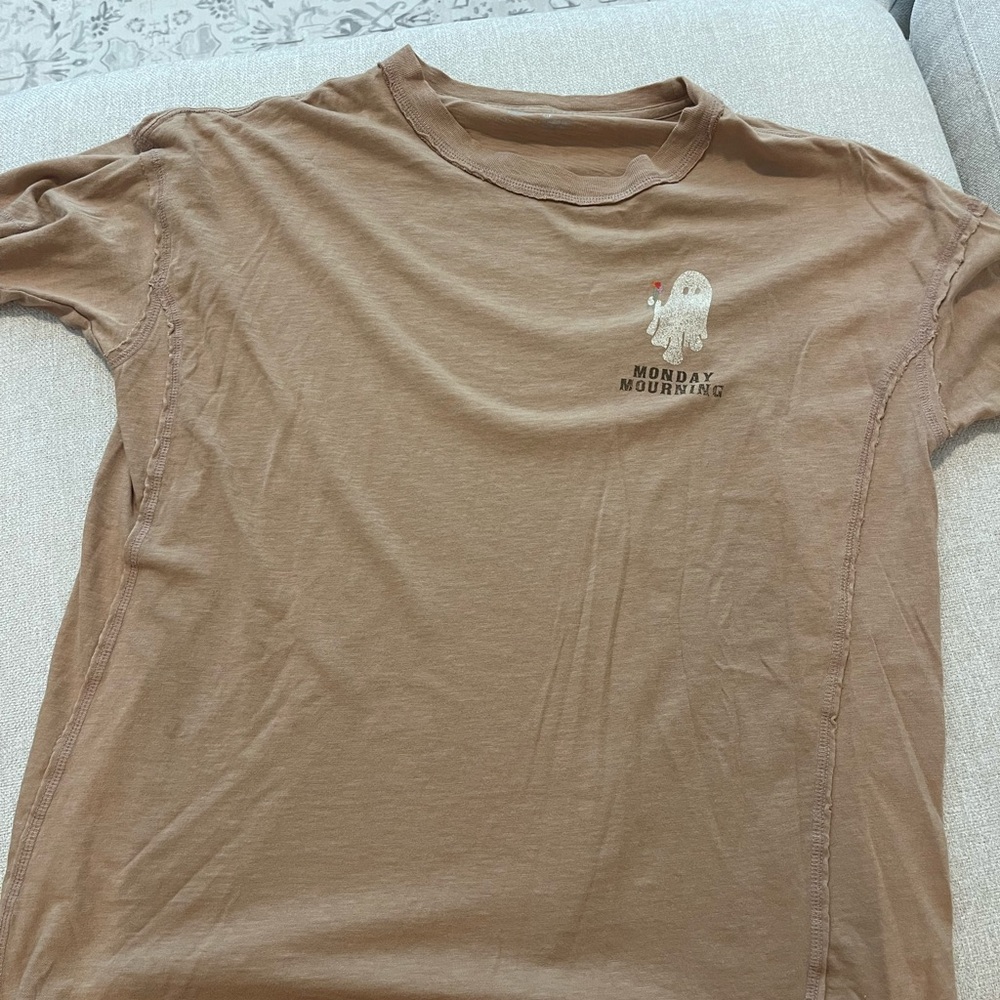 Aerie Brown Short Sleeve Tee